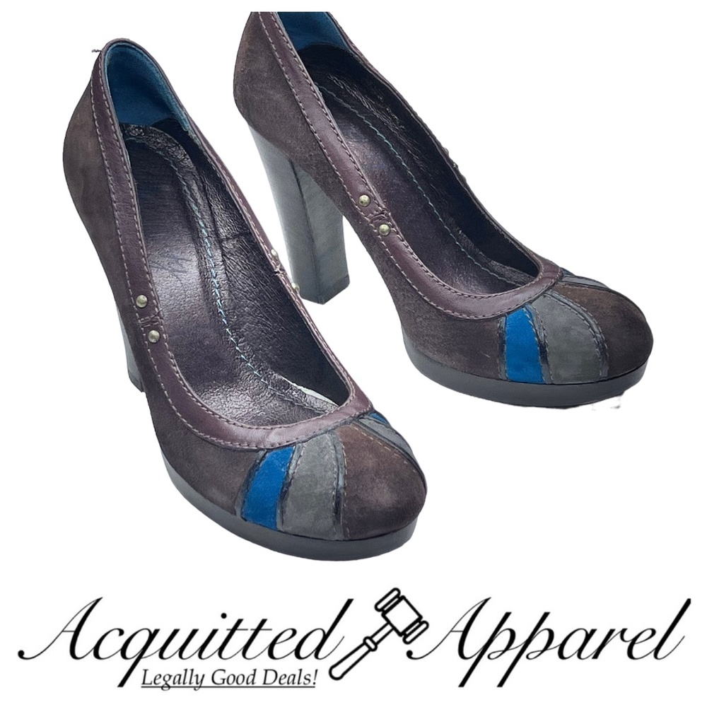 Miss Sixtiy Retro Vintage Leather High Heel Pumps